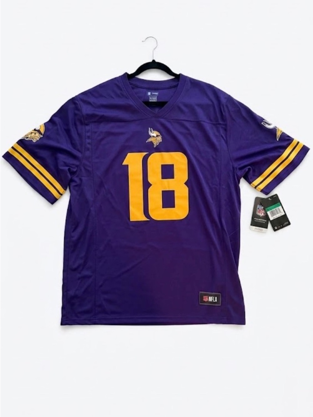 Minnesota Vikings Purple #18 NFL Jersey